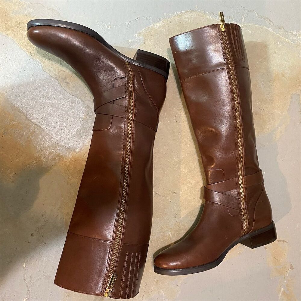 Michael Kors Brown Heeled Boots - Picture 5 of 13